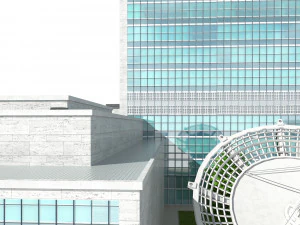 united nation headquarter 3D Model