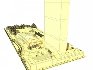 united nation headquarter 3D Model