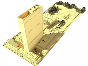 united nation headquarter Modèle 3D