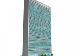united nation headquarter main building Model 3D