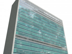 united nation headquarter main building Model 3D