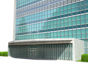 united nation headquarter main building Model 3D