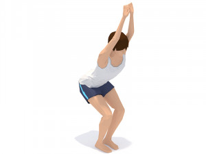 30 yoga pose animations bundle woman 3D 模型