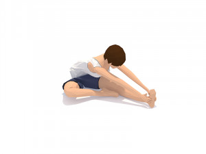 30 yoga pose animations bundle woman 3D 模型