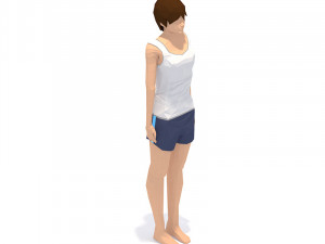 30 yoga pose animations bundle woman 3D 模型