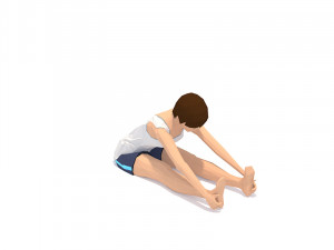 30 yoga pose animations bundle woman 3D 模型