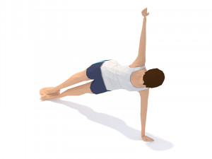 30 yoga pose animations bundle woman 3D 模型