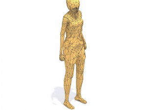 30 yoga pose animations bundle woman 3D 模型