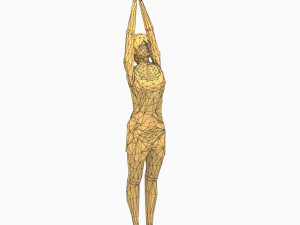 30 yoga pose animations bundle woman 3D 模型