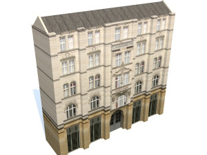 low poly building 194 3D Model