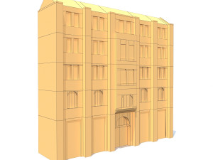 low poly building 194 3D Model