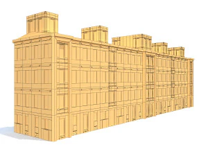 apartment house 196 3D Model