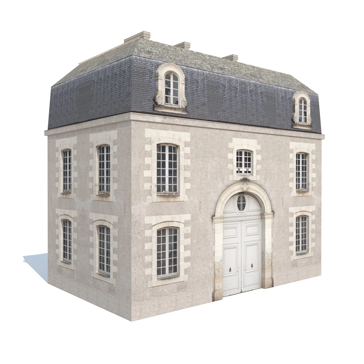 apartment house 201 3D Model .c4d .max .obj .3ds .fbx .stl .blend 