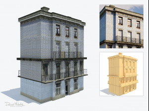 apartment house 203 3Dモデル