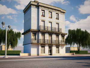 apartment house 203 3D 모델