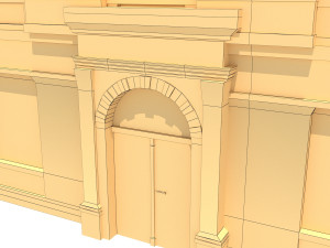 apartment house 210 3Dモデル