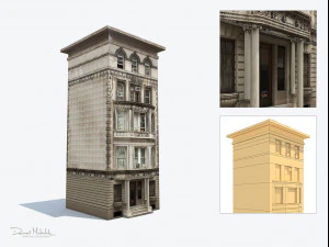 अपार्टमेंट हाउस 211 3D मॉडल