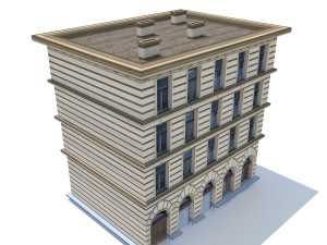 apartment house 213 Modello 3D