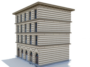apartment house 213 Modello 3D