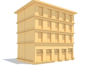 apartment house 213 Modello 3D