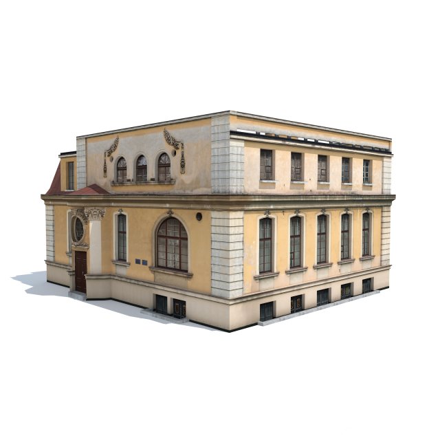 apartment house 193 Model 3D .c4d .max .obj .3ds .fbx .stl .blend 