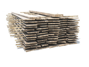wood board stock low poly 3D Модель