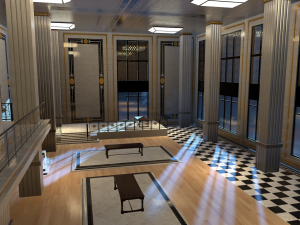 luxury shop interior modular Modelo 3D
