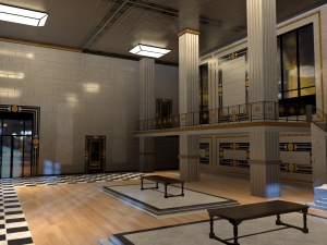 luxury shop interior modular Modelo 3D