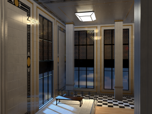 luxury shop interior modular Modelo 3D