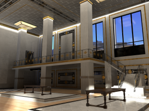 luxury shop interior modular Modelo 3D