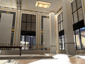 luxury shop interior modular Modelo 3D