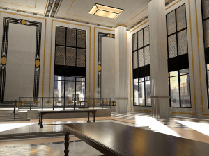 luxury shop interior modular Modelo 3D
