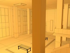 luxury shop interior modular Modelo 3D