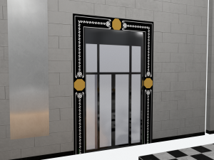 luxury shop interior modular Modelo 3D