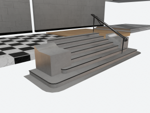 luxury shop interior modular Modelo 3D