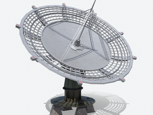 huge satellite dish 3D Model