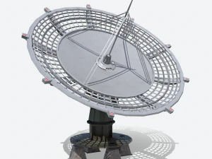 huge satellite dish 3D Model