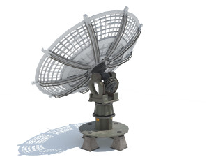 huge satellite dish 3D Model