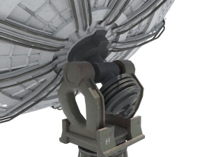 huge satellite dish 3D Model