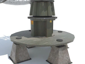 huge satellite dish 3D Model