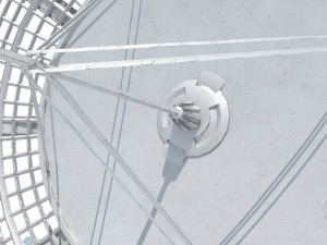 huge satellite dish 3D Model