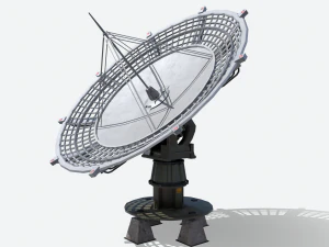 huge satellite dish 3D Model