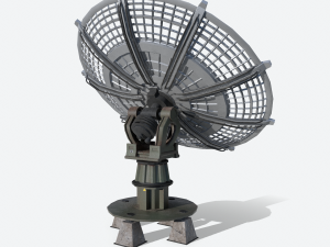 huge satellite dish 3D Model