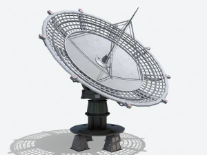huge satellite dish 3D Model