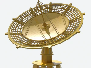 huge satellite dish 3D Model