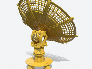 huge satellite dish 3D Model
