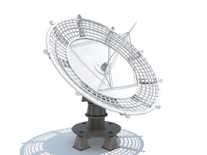 huge satellite dish 3D Model