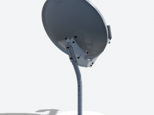small satellite dish 3D 모델