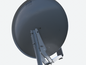 small satellite dish 3D 모델