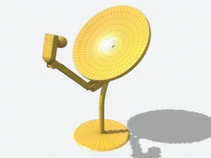small satellite dish 3D Model